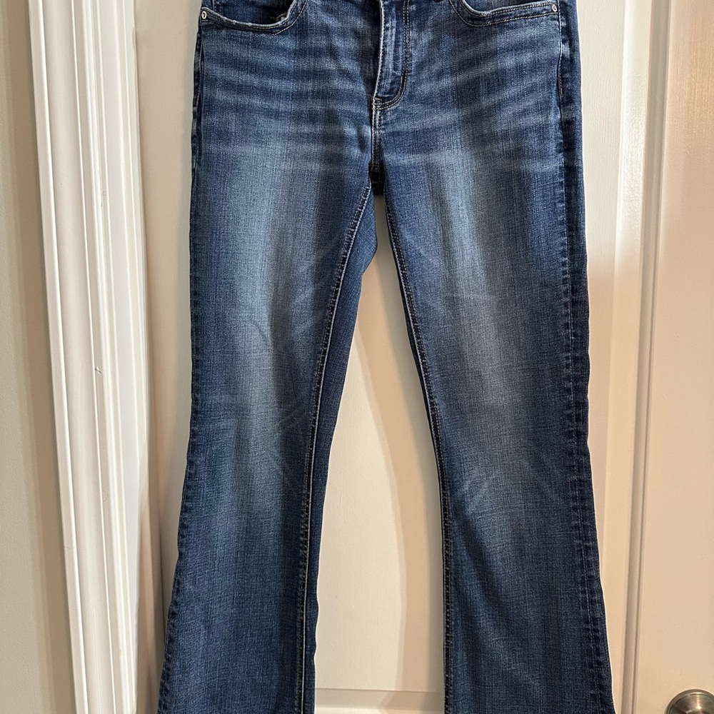 BKE Flare Leg Blue Denim Jeans